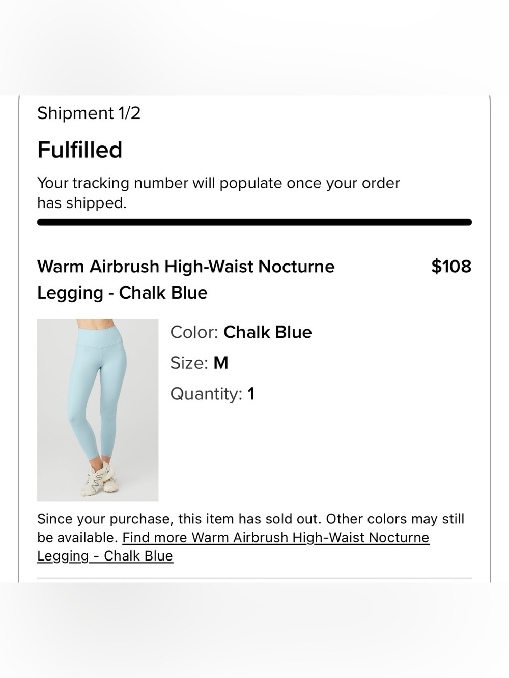 Light Blue ALO Leggings